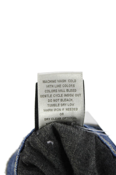 Flying Monkey Womens Skinny Blue Mid Rise Cotton Blend Jeans Size 25