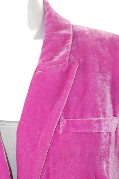 L'Agence Women Blazer Pink Button Long Sleeve Size 6