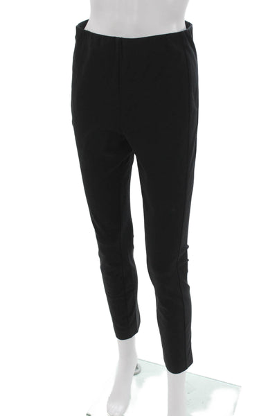 Rag & Bone Women Ankle Pants Black Cotton Zip Inseam 27 Size 6