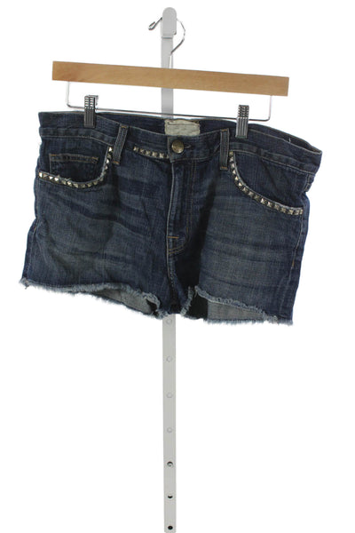 Current/Elliott Womens Boyfriend Shorts Blue Size 28