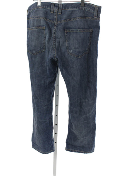 Current/Elliott Women Boyfriend Jeans Blue Mid Rise Size 29