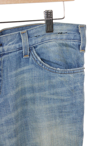 Current/Elliott Womens Skinny Jeans Blue Cotton Mid Rise Size 30