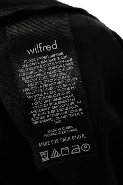 Wilfred Women Black Dress Pants Recycled Polyester Pull On Inseam 31 Size 0