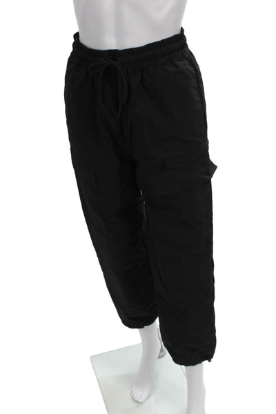 Misha Womens Black Cargo Pants Drawstring Size XS