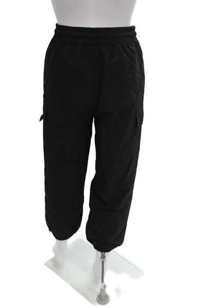 Misha Womens Black Cargo Pants Drawstring Size XS
