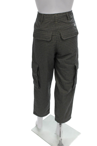 Kith Unisex Adults Cargo Pants Multicolor Check 80% Polyester Size XS