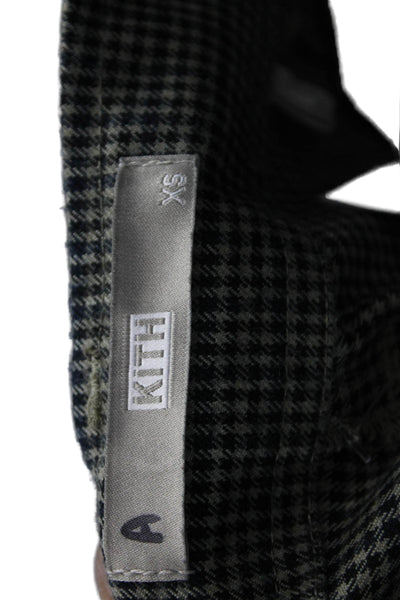 Kith Unisex Adults Cargo Pants Multicolor Check 80% Polyester Size XS