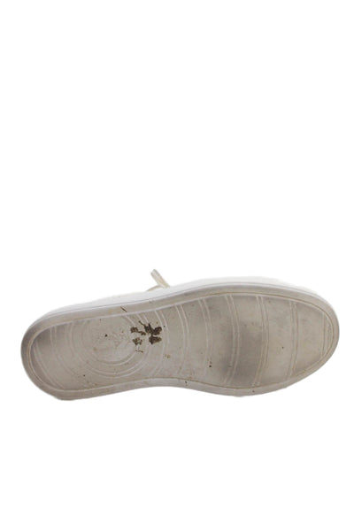Brunello Cucinelli Mens Lace Up Low Top Sneakers White Size 42 12