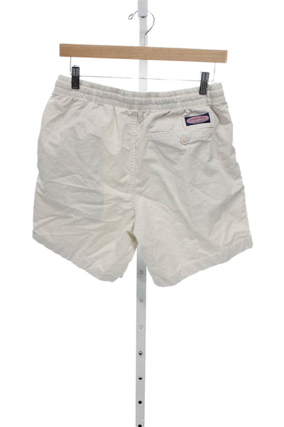 Vineyard Vines Mens Chino Shorts Beige Drawstring Size S
