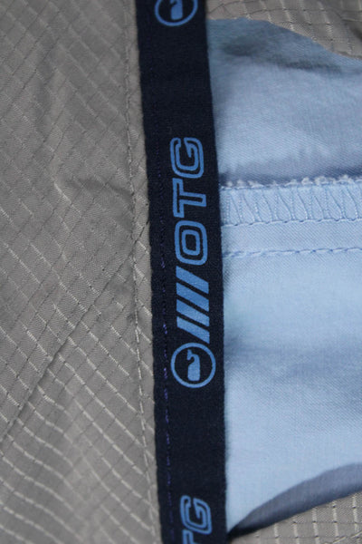Vineyard Vines Mens Chino Shorts Blue Button 55% Cotton Size 30