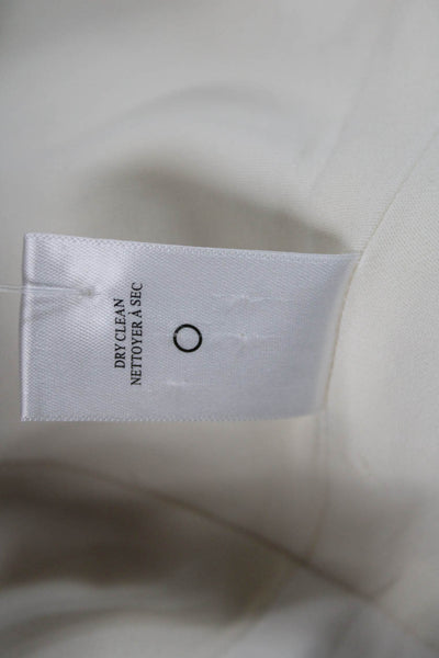 A.L.C. Womens Blazer White Viscose Elastane Blend Long Sleeve Size 2