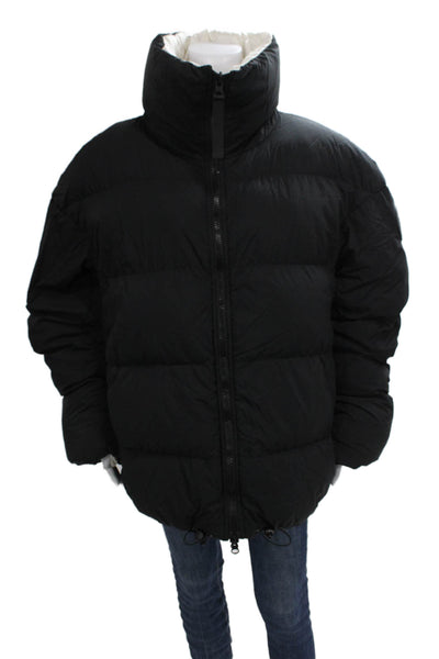 Canada Goose Unisex Adults Puffer Jacket Black Polyamide Zip Winter Size L