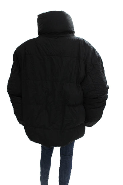 Canada Goose Unisex Adults Puffer Jacket Black Polyamide Zip Winter Size L