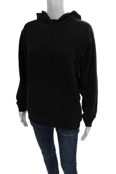 Lululemon Unisex Black Pullover Cotton Crew Neck Long Sleeve Size S