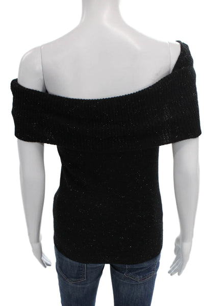 Autumn Cashmere Womens Cashmere Cowl Neck Pullover Sweater Black Size S