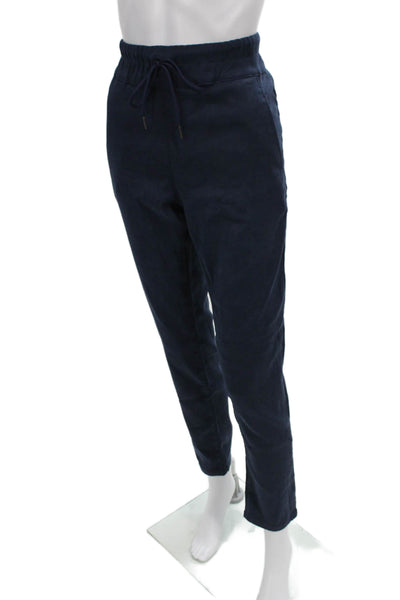Flog Womens Blue Jogger Pants Drawstring Cotton Blend Size 30