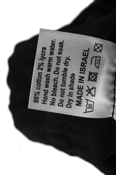Flog Womens Black Cargo Pants Cotton Blend Drawstring Inseam 28 Size 29