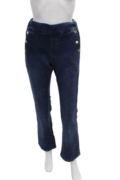 Flog Women Straight Blue Cotton Jeans High Rise Size 26