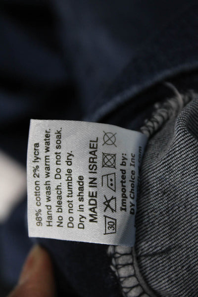 Flog Women Straight Blue Cotton Jeans High Rise Size 26