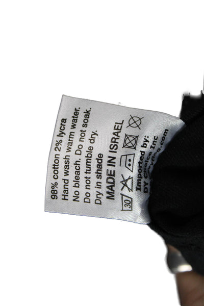 Flog Womens Cargo Pants Black High Rise Pull On 98% Cotton Size 28