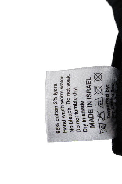 Flog Womens Cargo Pants Black Pull On 98% Cotton 2% Lycra Size 29