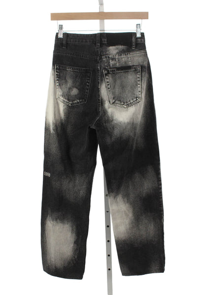 Ksubi Womens Straight Black Jeans Size 24