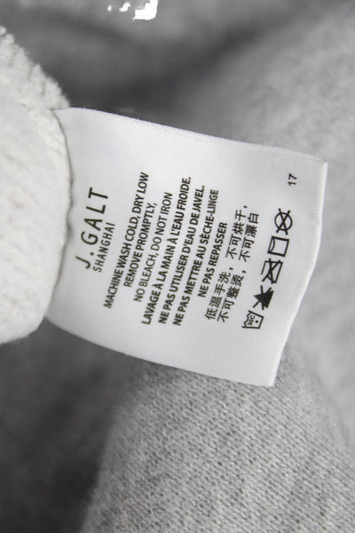 John Galt Women Gray Sweatpants 75% Cotton 25% Polyester Size S