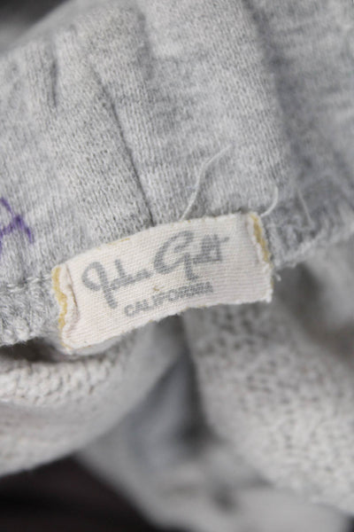John Galt Women Gray Sweatpants 75% Cotton 25% Polyester Size S