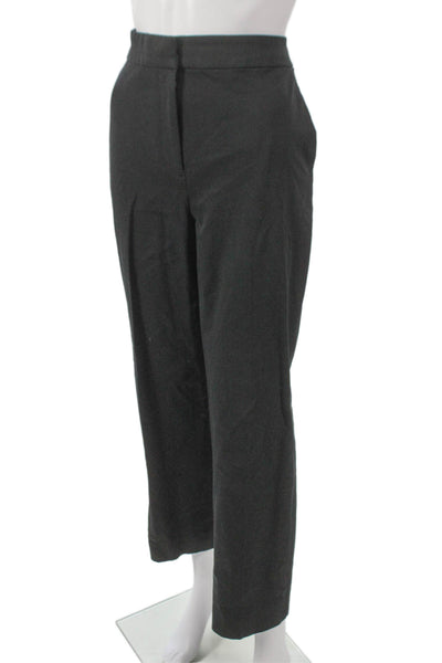 J Crew Womens Dress Pants Gray 52% Cotton Inseam 28 Size 12