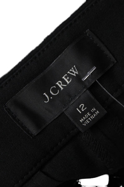 J Crew Womens Dress Pants Gray 52% Cotton Inseam 28 Size 12