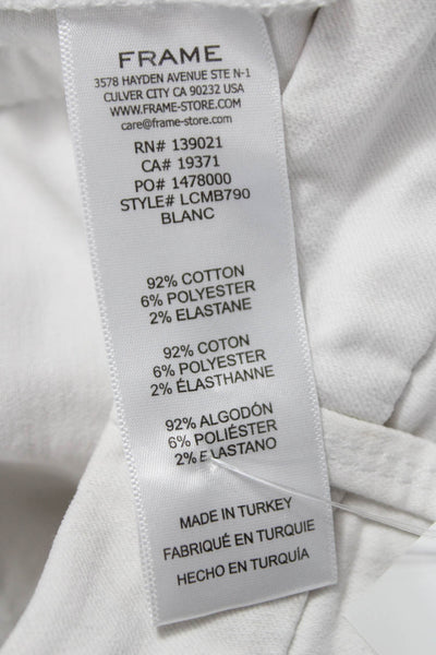 Frame Women White Flared Jeans Size 26