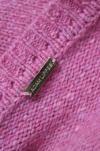 Adam Lippes Women Pullover Sweater Merino Wool Crewneck Longsleeve Pink Size XS