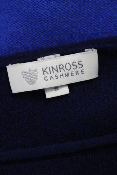 Kinross Cashmere Womens Tunic Multicolor Boatneck Long Sleeve Size S