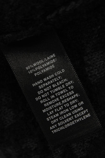 Lafayette 148 New York Womens Cowl Neck Geometric Pullover Black Size S