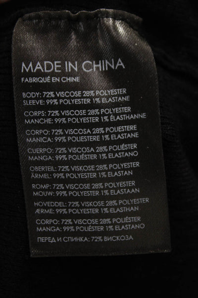 Club Monaco Women Pullover Black Petites Size 2XS