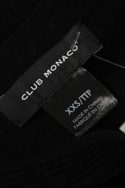 Club Monaco Women Pullover Black Petites Size 2XS