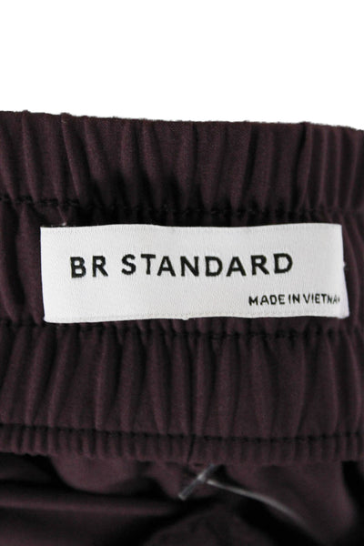 Banana Republic Womens Jogger Pants Purple Polyester Pull On Size S