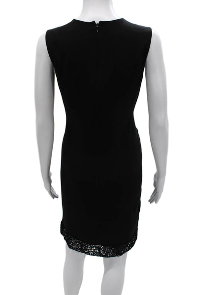 Calvin Klein Collection Womens Sheath Dress Sleeveless Black Midi Size 6