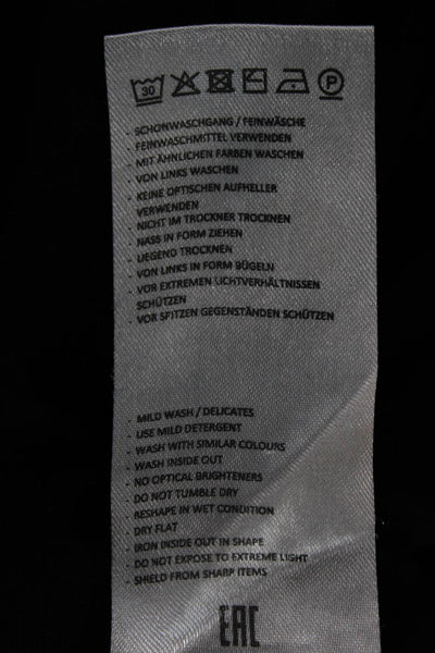 Dorothee Schumacher Womens Black Cotton Crew Neck Short Sleeve T-Shirt Size 6