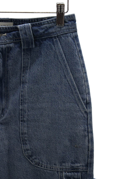 Alex Mill Womens Blue Tapered Cotton Jeans Inseam 27 Size 4
