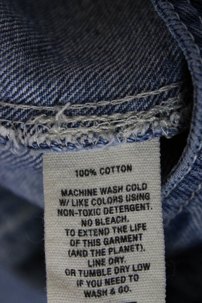 Alex Mill Womens Blue Tapered Cotton Jeans Inseam 27 Size 4
