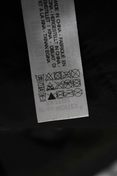 Zara Womens Black Polyester Parka Long Sleeve Zip Front Size XS