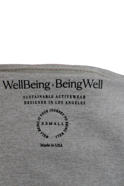 Wellbeing Beingwell Womens Athletic Shorts Beige Size XS