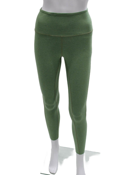 Wellbeing Beingwell Women Ankle Leggings Green Polyester Size XS