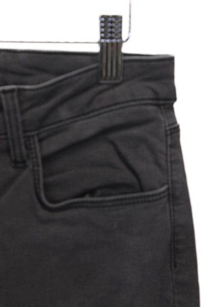 L'Agence Women Skinny Gray Jeans Cotton Blend Low Rise Size 28