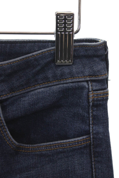 L'Agence Women Skinny Jeans Blue High Rise Cotton Button Size 28