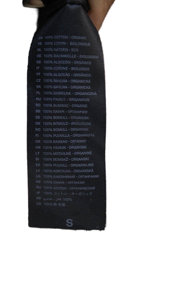 Oasis Unisex T-Shirt Black Graphic Cotton Crew Neck Short Sleeve Size S
