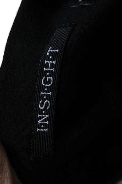 Insight Women Dress Pants Black Rayon Pull On Inseam 30 Size 10