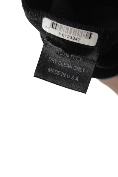 Alice And Trixie Womens Shift Dress Black High Neck Sleeveless Button Size M
