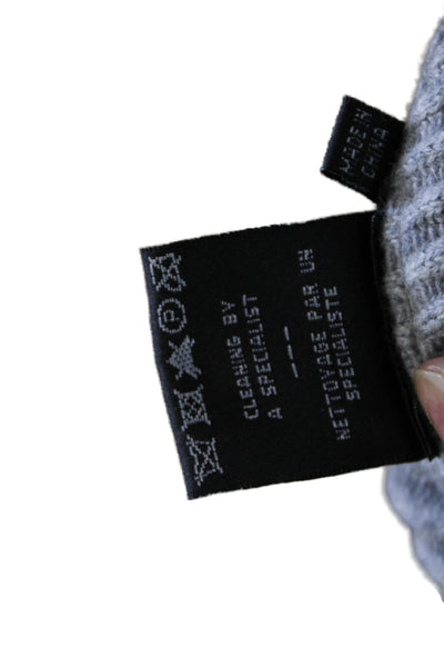 Max & Moi Women Merino Wool Cape Sweater Gray Cowl Neck 3/4 Sleeve Size One